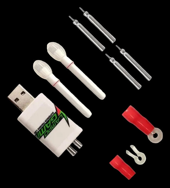 Lampo Gamma Moon Kit Surf Casting Ø4,5mm Batteria Ricaricabile in Scatola 4 Scomparti - Lampogamma Superleds