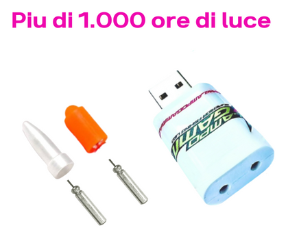 Kit Ricaricabili Led Ø3mm | Lampogamma Superleds