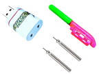 Lampo Gamma  Supernova Tip Lamp con Avvisatore di Abboccata batteria LG322 10 cicli di Ricarica
