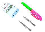 Lampo Gamma  Supernova Tip Lamp con Avvisatore di Abboccata batteria LG322 10 cicli di Ricarica
