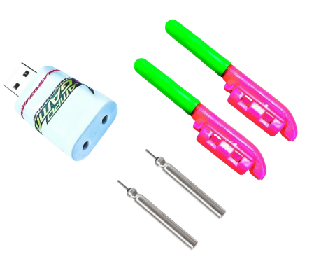 Lampo Gamma Kit Supernova Tip con batteria JXP425 80 cicli di Ricarica