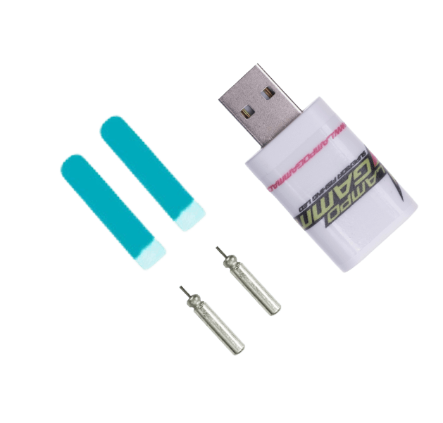 Lampo Gamma Kit Nova Ø3,0mm Con Batteria Potenziata JXP311 Durata 500 ore Ricaricabile - Lampogamma Superleds