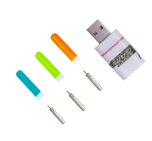 Lampo Gamma Kit Nova Ø3,0mm Con Batteria Potenziata JXP311 Durata 500 ore Ricaricabile - Lampogamma Superleds