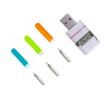 Lampo Gamma Kit Nova Ø3,0mm Con Batteria Potenziata JXP311 Durata 500 ore Ricaricabile - Lampogamma Superleds