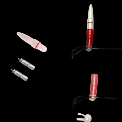 Lampo Gamma Porta Starlight Vettino Canna Da Pesca con Batterie e Led inclusi per pesca a Feeder - Lampogamma Superleds