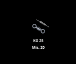 30 Pezzi Micro Girella Inox con Altissimo Carico di Rottura Misure 20 22 e 24 - Lampogamma Superleds