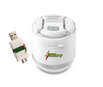 Sun Lampo Lampada a Led Ricaricabile + USB Doppia - Lampogamma Superleds