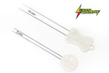 Ago Doppio Lampo Fluorescente 2 Pezzi Piu 2 Pezzi Ago Inox - Lampogamma Superleds