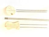 Ago Doppio Lampo Fluorescente 2 Pezzi Piu 2 Pezzi Ago Inox - Lampogamma Superleds
