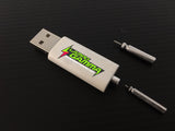 Chiavetta USB per ricaricare le batterie LG322 e LG425 - Lampogamma Superleds