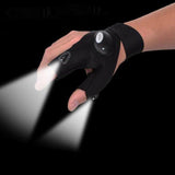 Guanto con 2 Led per Pesca Notturna - Lampogamma Superleds