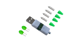 Kit B Mini Venus Ø3mm Ricaricabile in Scatola 4 Scomparti - Lampogamma Superleds