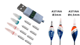 Kit Bolo Plus Ø3mm o Ø4,5mm Ricaricabile in Scatola 4 Scomparti - Lampogamma Superleds