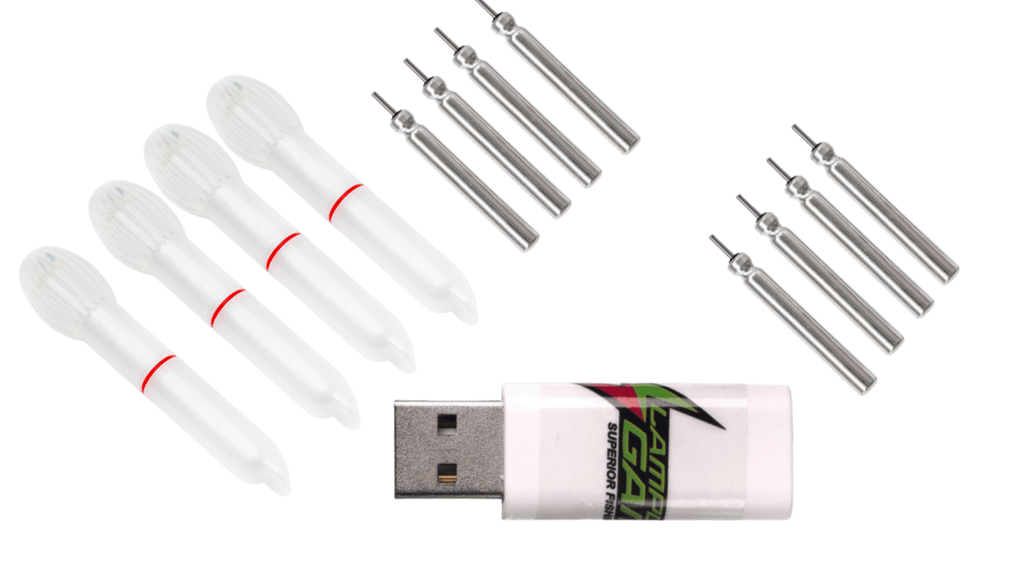 KIT C Big Moon Ø7,5 Ricaricabile in Scatola 4 Scomparti - Lampogamma Superleds