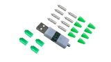 Kit C Mini Lampo Ø3mm Ricaricabile in Scatola 4 Scomparti - Lampogamma Superleds