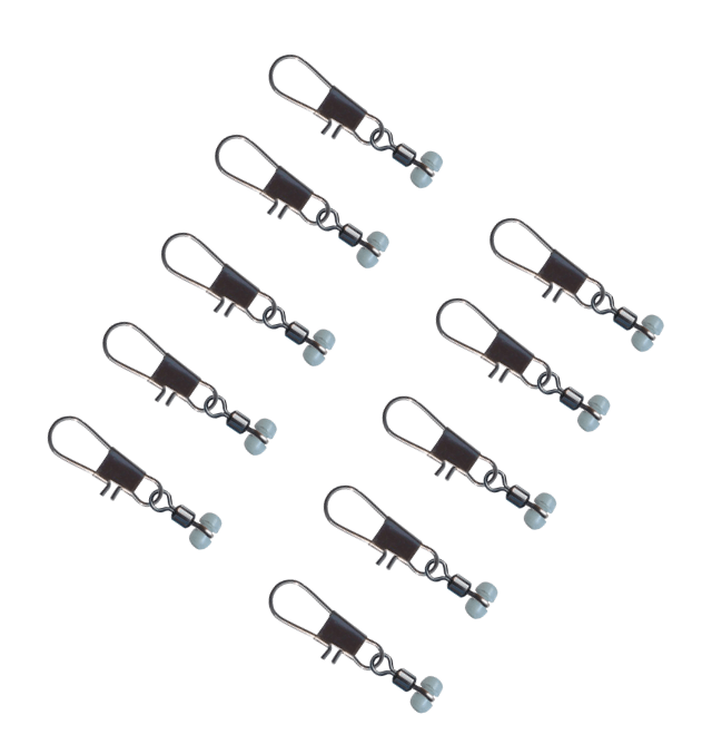 Lampo Gamma Attacco con Girella Rolling Scorrevole con moschettone 10 Pz - Lampogamma Superleds