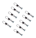 Lampo Gamma Attacco con Girella Rolling Scorrevole con moschettone 10 Pz - Lampogamma Superleds