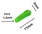 Lampo Gamma Cono Extra Soft Salva nodo Verde Glow 20 Pz - Lampogamma Superleds