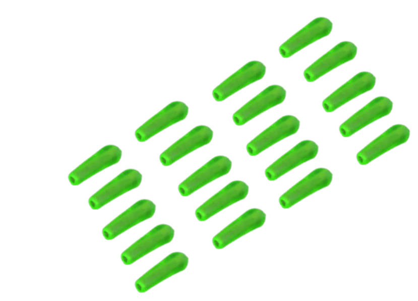 Lampo Gamma Cono Extra Soft Salva nodo Verde Glow 20 Pz - Lampogamma Superleds