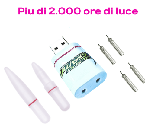 Lampo Gamma Kit 1 Pesca Bolognese 2000 ore - Lampogamma Superleds