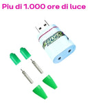 Lampo Gamma Kit B JXP314 Mini Lampo Ø3mm 1000 ore - Lampogamma Superleds