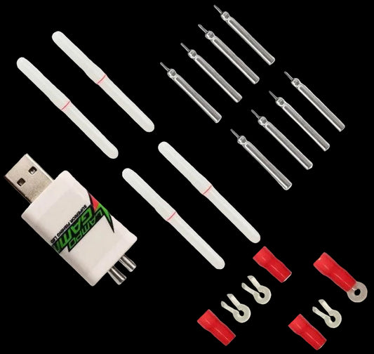 Lampo Gamma Kit B Surf casting Supernova Ø4,5mm Starlight a led molto visibile - Lampogamma Superleds