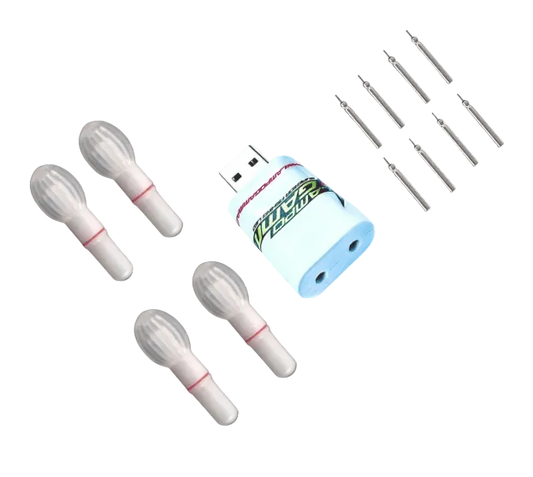 Lampo Gamma Kit C Moon Ø4,5mm Starlight a led pesca Ricaricabile - Lampogamma Superleds