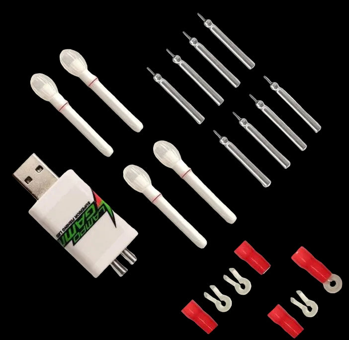 Lampo Gamma Kit Surf casting Moon Ø4,5mm Starlight elettronica Ricaricabile Visible - Lampogamma Superleds
