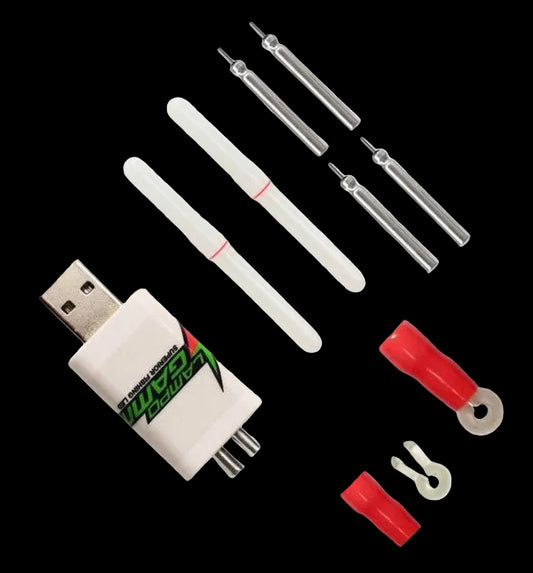 Lampo Gamma Kit Surf casting Supernova Ø4,5mm Ricaricabile in Scatola 4 Scomparti - Lampogamma Superleds