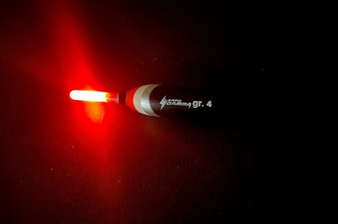 PATIKIL Galleggianti Pesca Notturna LED 3 Pezzi – Galleggiabilità 60g, Colori Rosso E Verde, In EVA