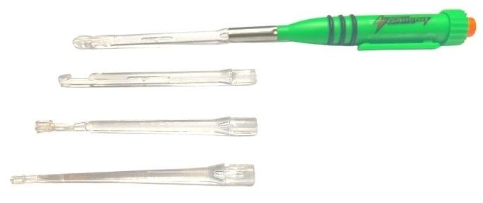 Lampo Gamma Slamatore Pesca Con Luce led 4 Testine intercambiabili - Lampogamma Superleds