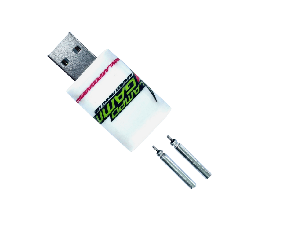 Lampo Gamma USB Doppia Ricarica Batteria per Starlight a Led XS314 LG322 e JXP322 - Lampogamma Superleds