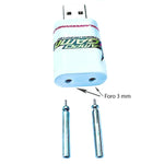 Lampo Gamma USB Doppia Ricarica Batteria Starlight a Led JXP314 e LG314 - Lampogamma Superleds