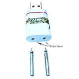 Lampo Gamma USB Doppia Ricarica Batteria Starlight a Led JXP314 e LG314 - Lampogamma Superleds