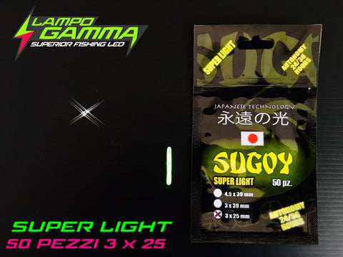 Sugoy 50 Pezzi Starlight 3X25 - Lampogamma Superleds