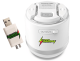 Sun Lampo Lampada a Led Ricaricabile + USB Doppia - Lampogamma Superleds